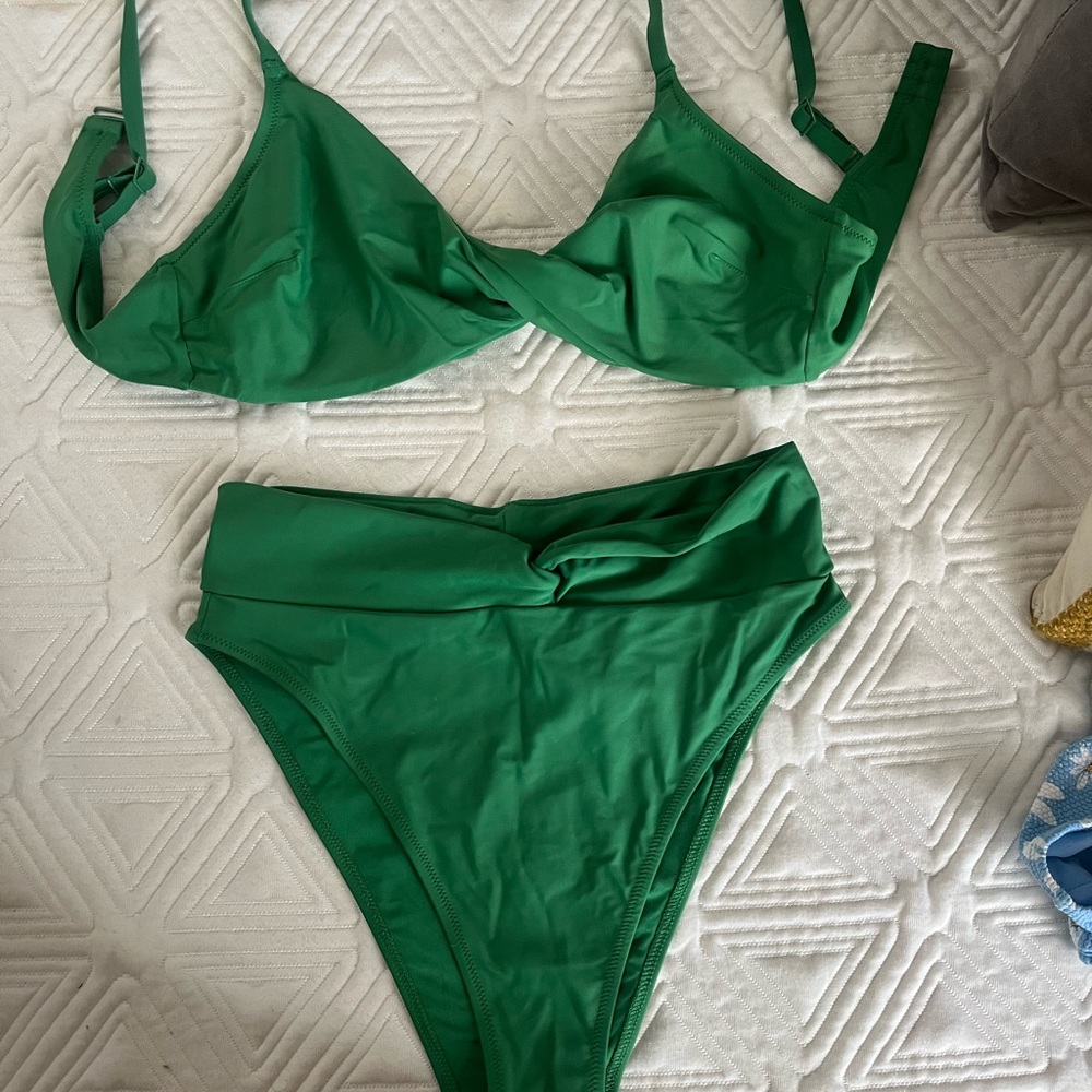 Aerie Green Bikini Set